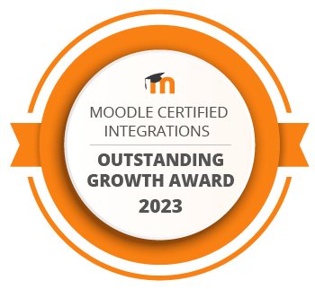 Moodle Certified Integration Partner Award Badge